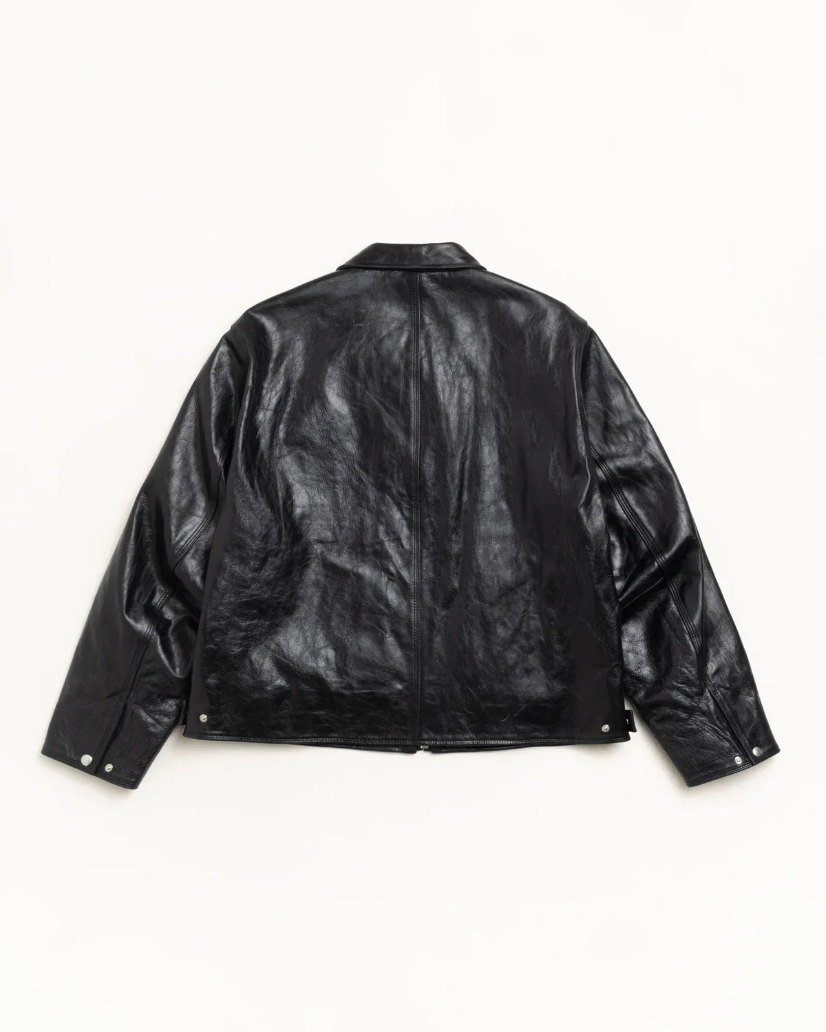 STUSSY GARAGE JACKET LEATHER