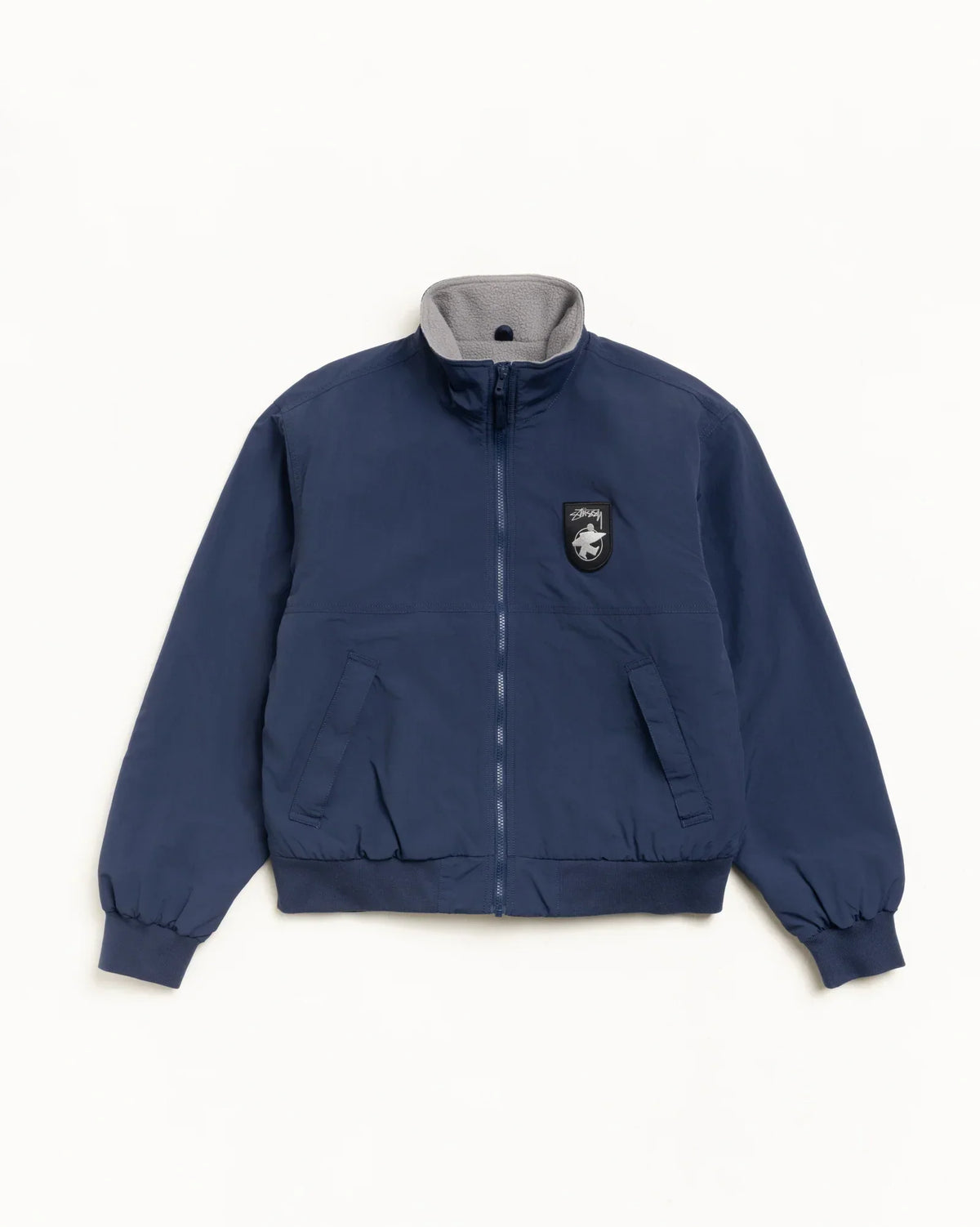 STUSSY POLAR FLEECE LINED JACKET