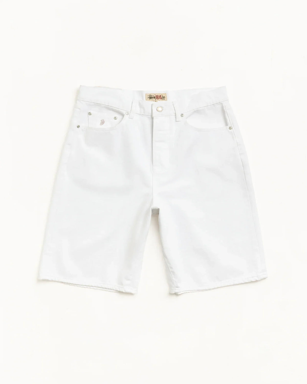 STUSSY BIG OL' SHORT DENIM WHITE