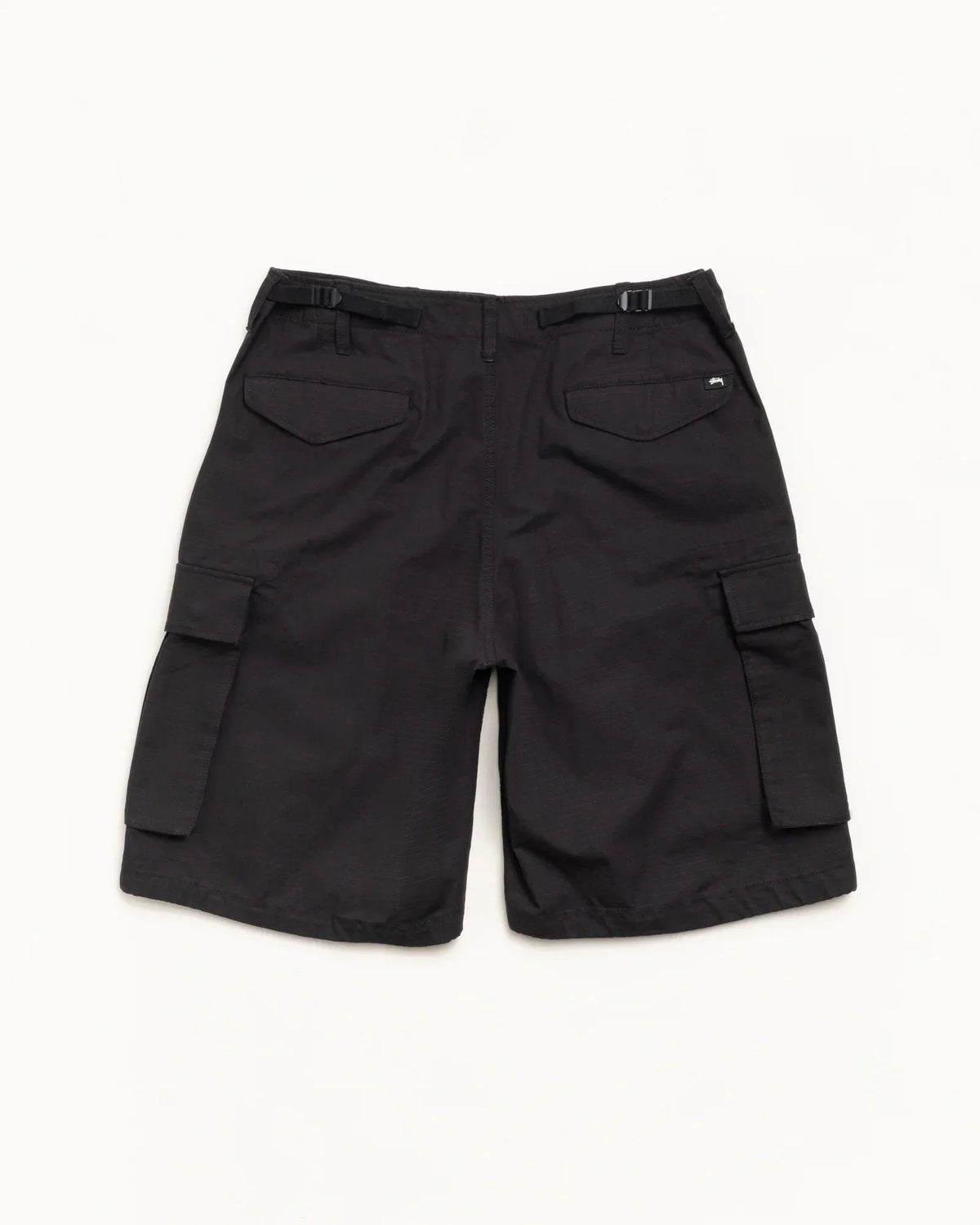 STUSSY CARGO SHORT RIPSTOP BLACK