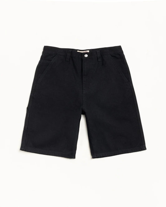 STUSSY CANVAS WORK SHORT BLACK