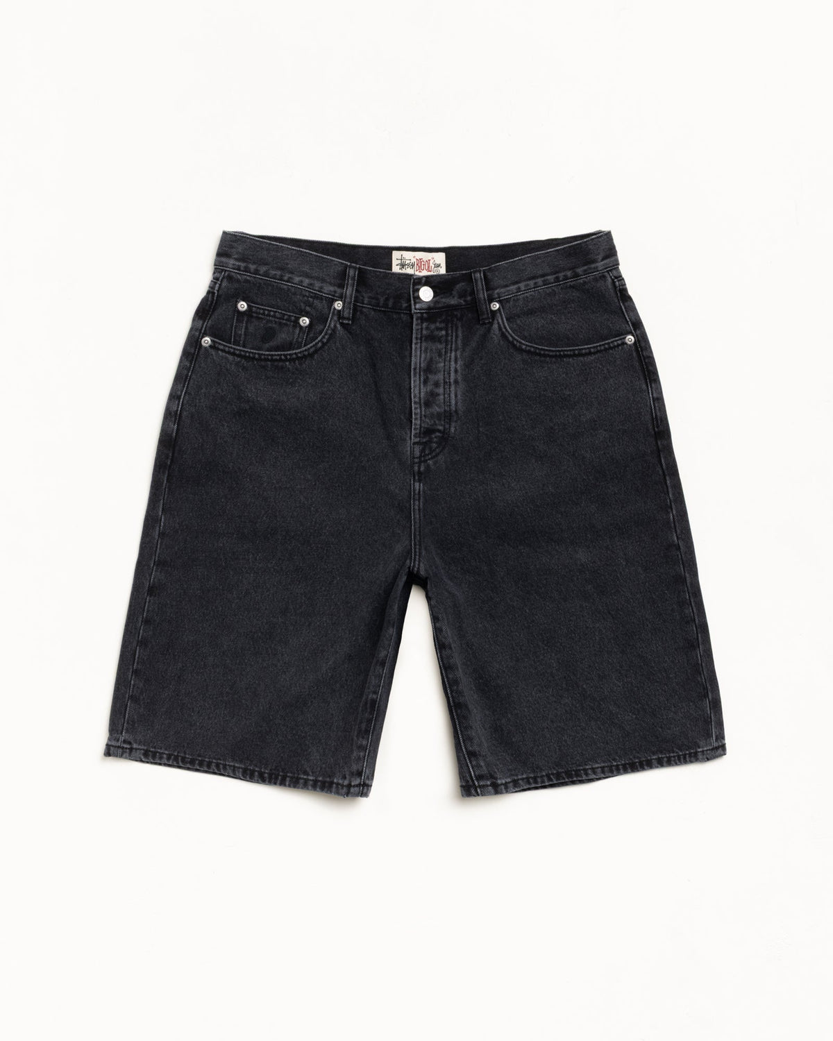 STUSSY BIG OL' SHORT DENIM VINTAGE BLACK