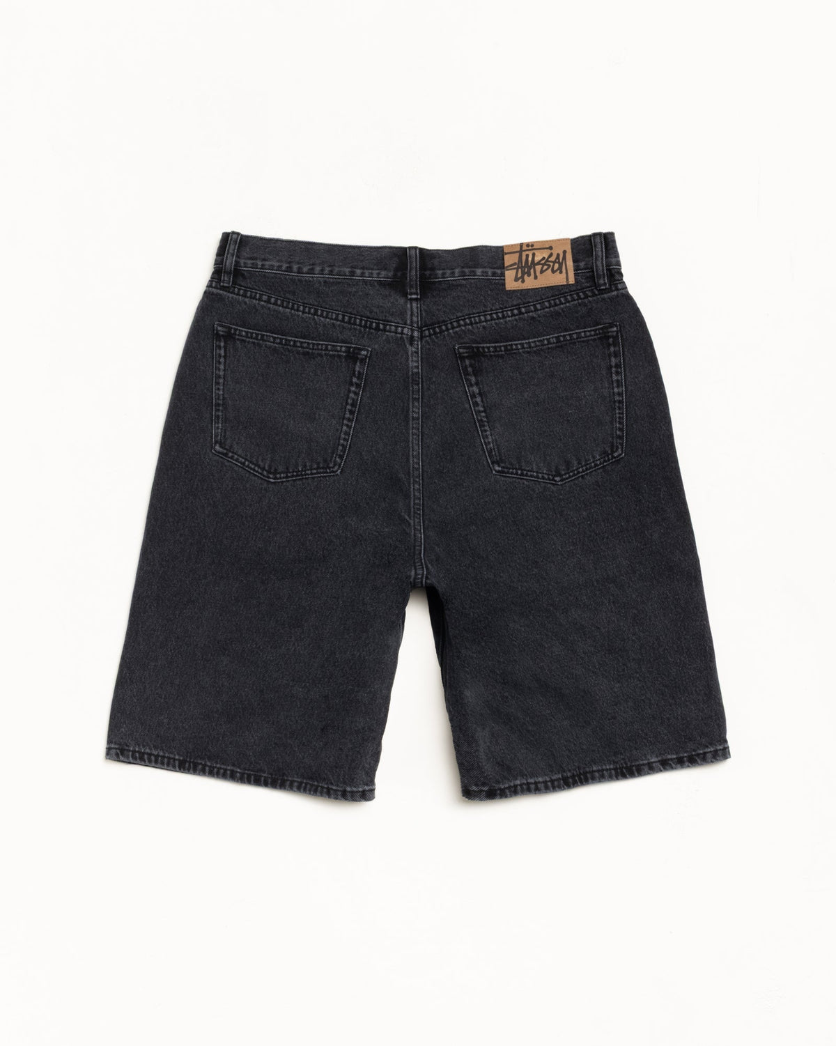 STUSSY BIG OL' SHORT DENIM VINTAGE BLACK