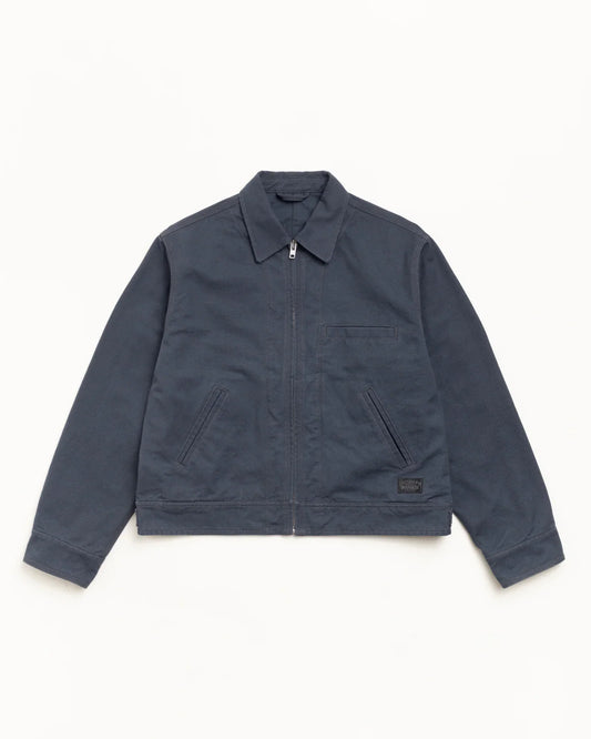 STUSSY WORK JACKET COLLARED