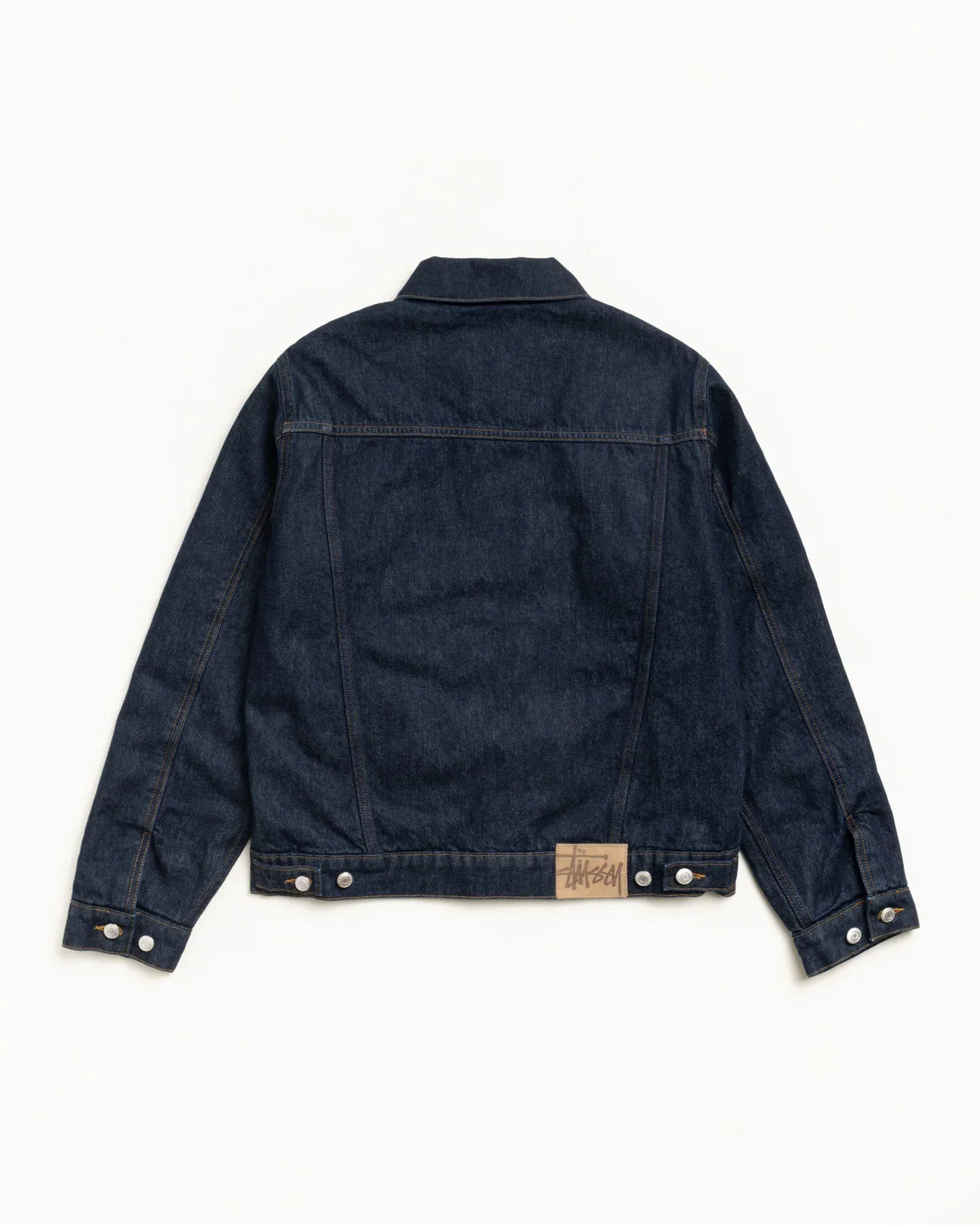 STUSSY LINED DENIM TRUCKER JACKET INDIGO