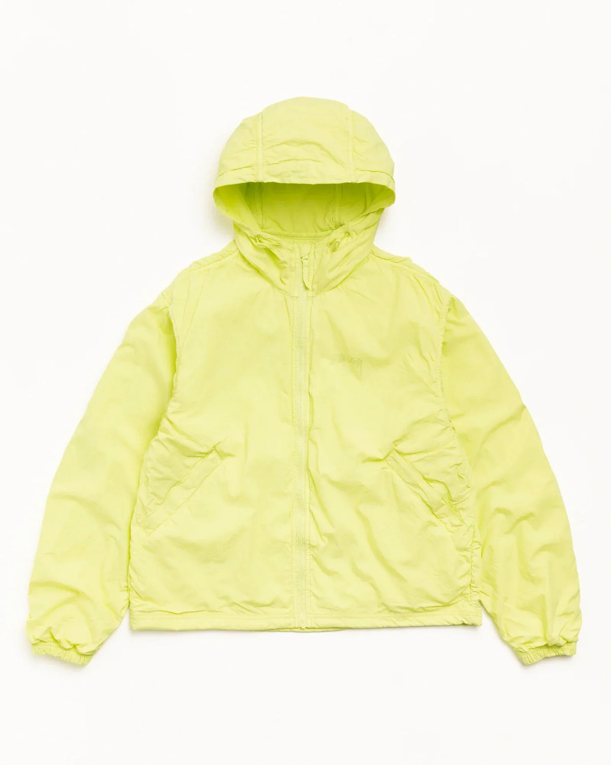 STUSSY DOUBLE COTTON HOODED JACKET