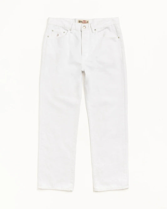 STUSSY NEW CLASSIC JEAN DENIM WHITE