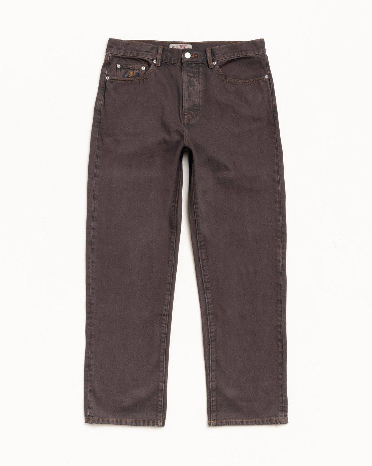 STUSSY NEW CLASSIC JEAN DENIM BROWN