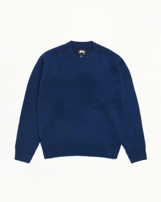 STUSSY WAFFLE CASHMERE SWEATER
