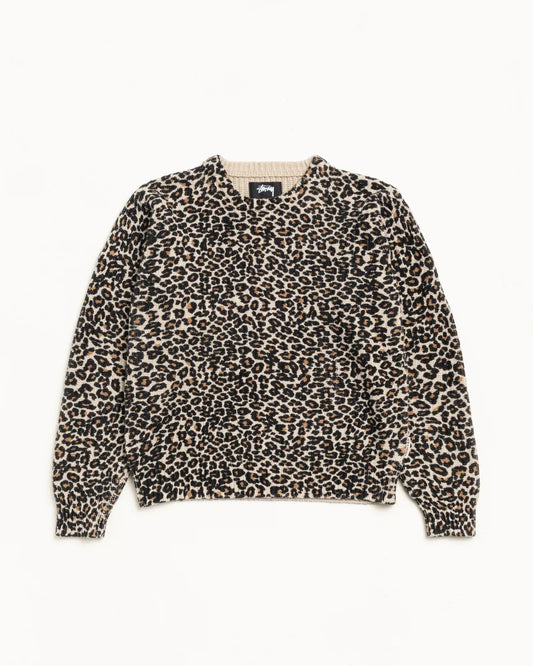 STUSSY LEOPARD SWEATER
