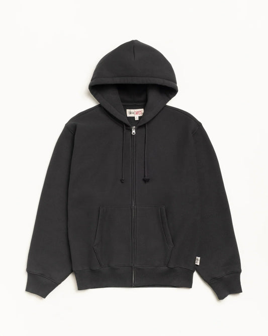 STUSSY FLEECE ZIP HOODIE