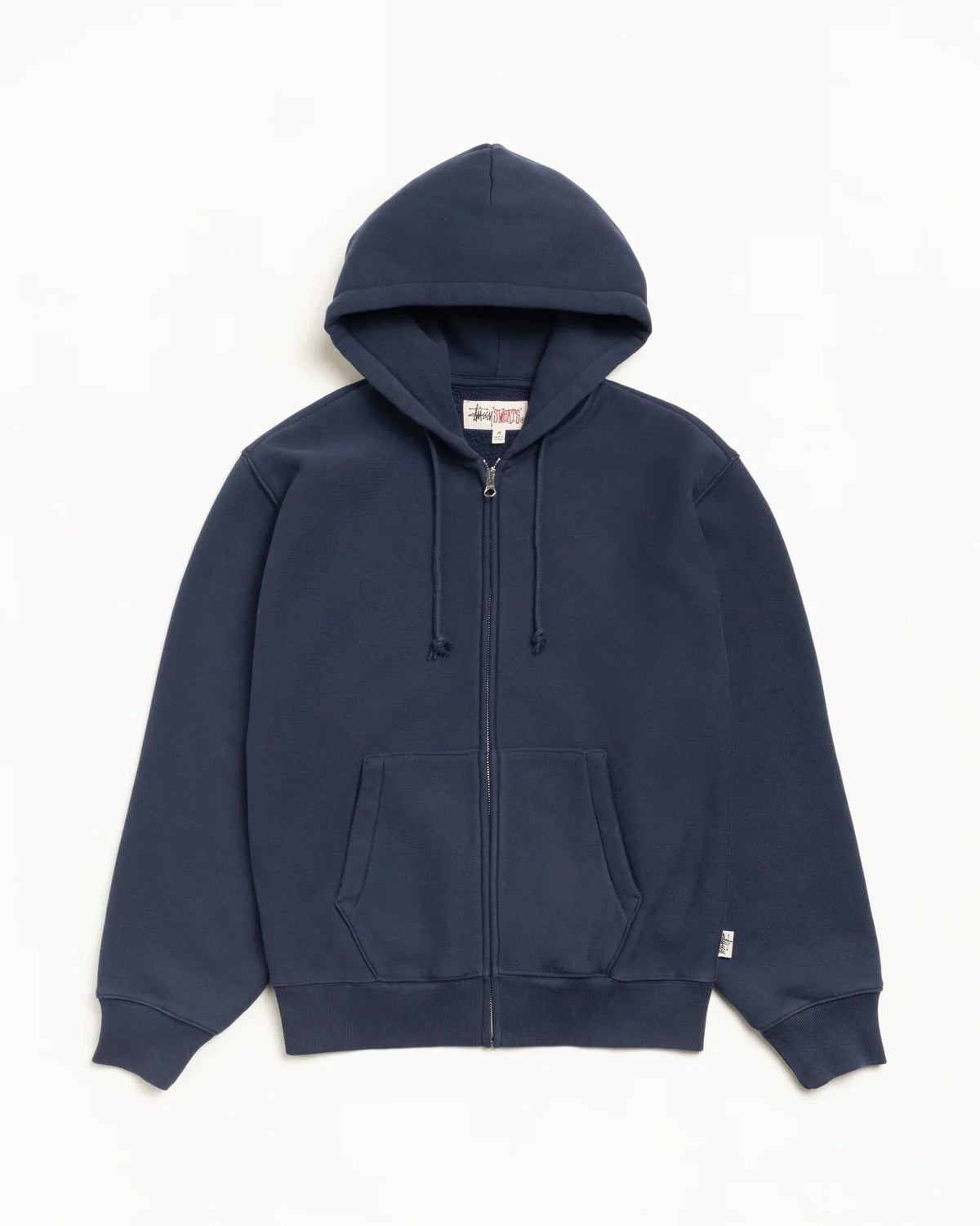 STUSSY FLEECE ZIP HOODIE