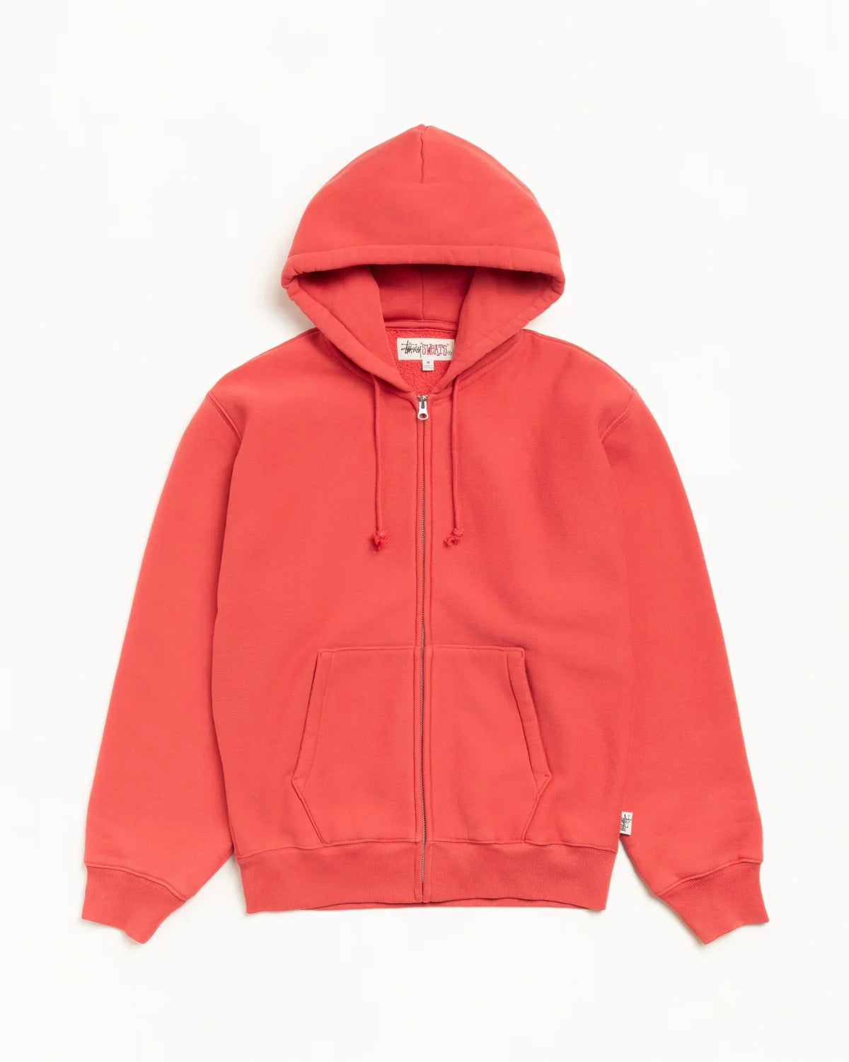 STUSSY FLEECE ZIP HOODIE