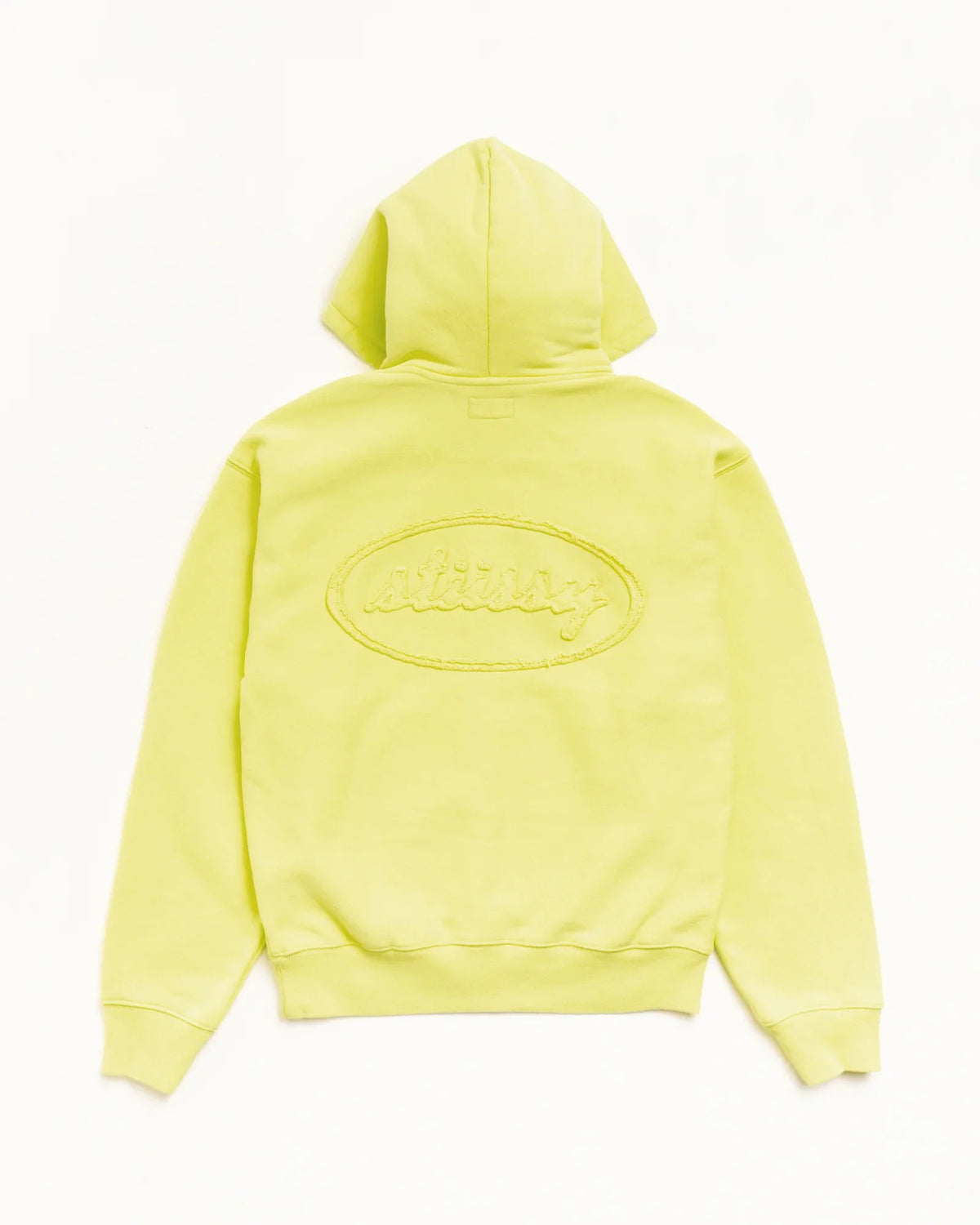 STUSSY CURSIVE APPLIQUE ZIP HOODIE
