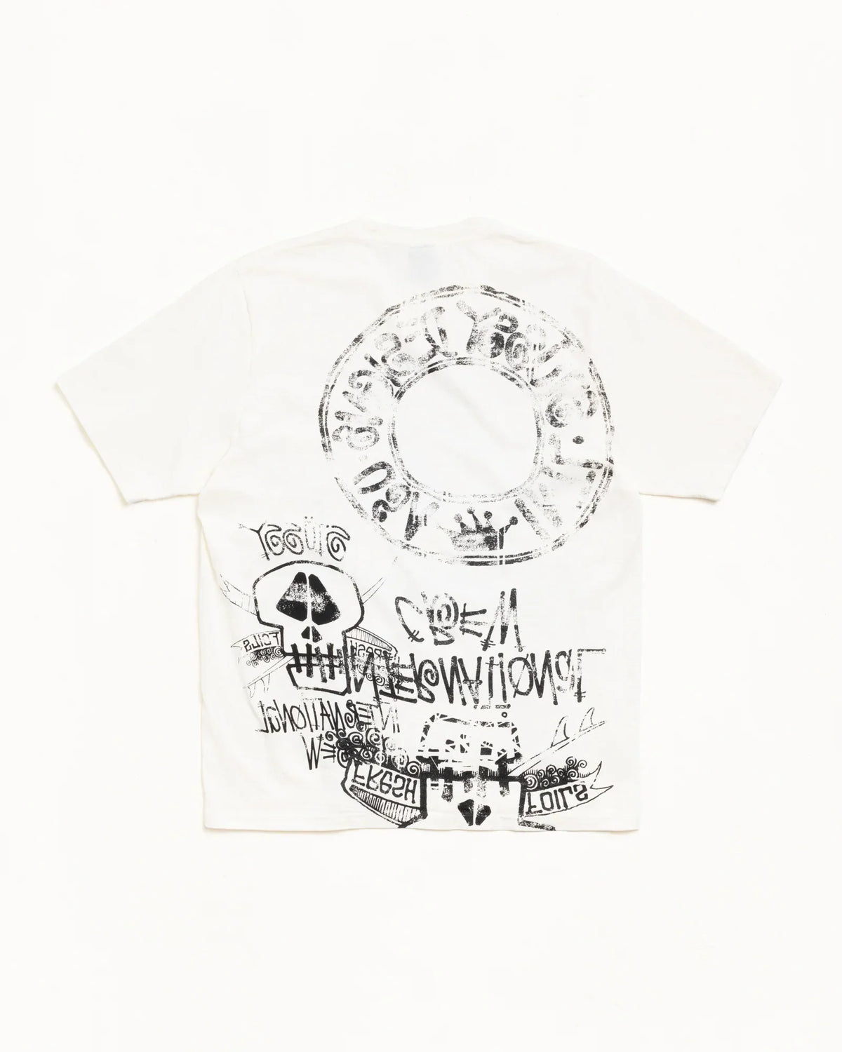 STUSSY SKULLS TEE PIGMENT DYED