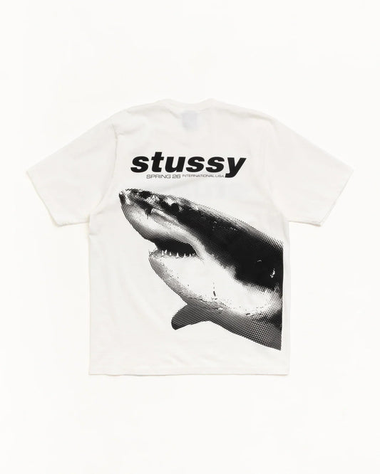STUSSY SHARK TEE PIGMENT DYED