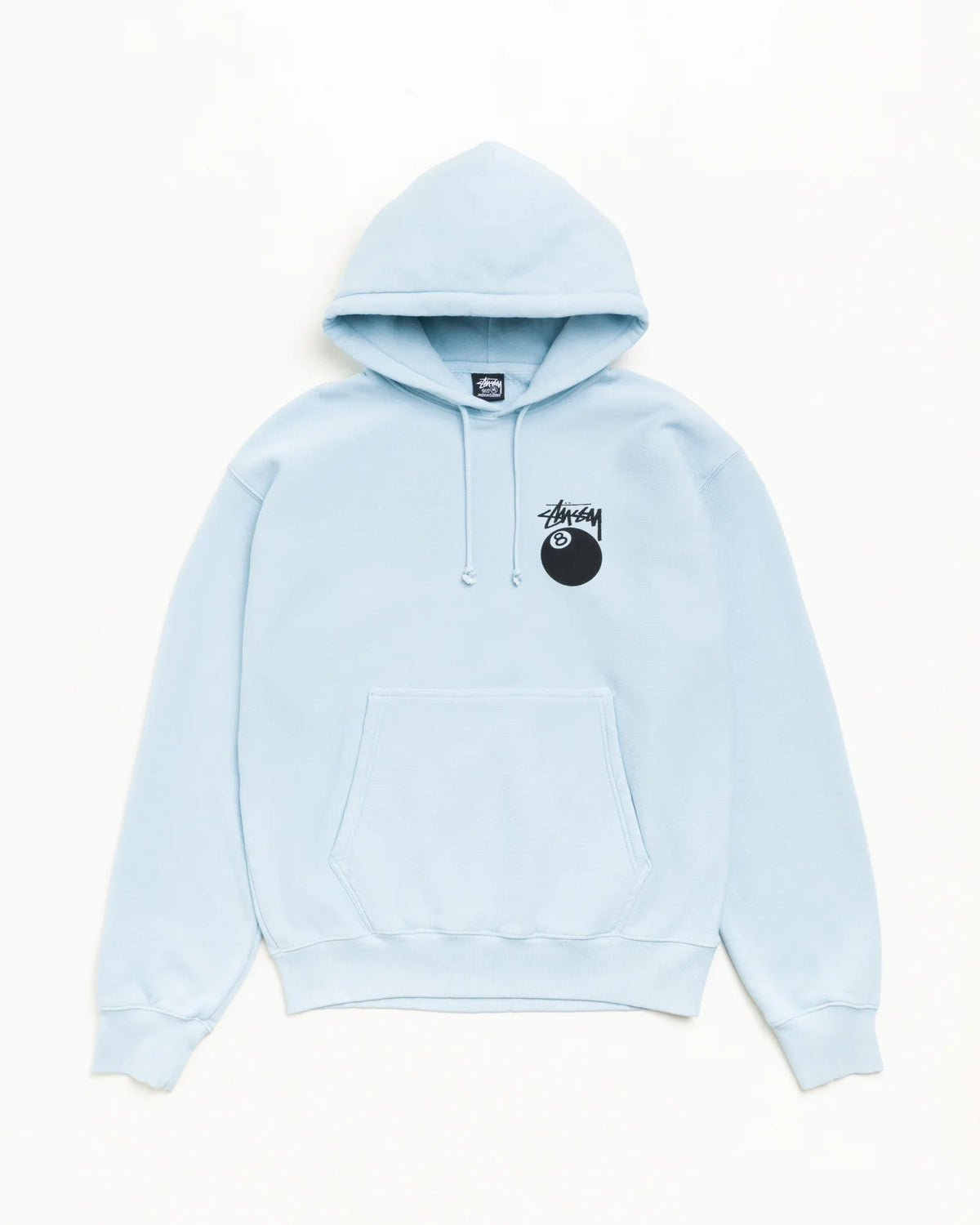 STUSSY 8 BALL HOODIE GARMENT DYED