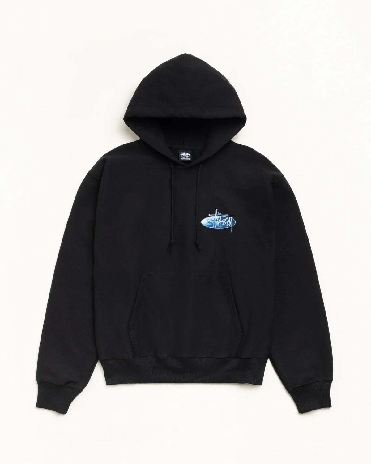 STUSSY WAVE OVAL HOODIE