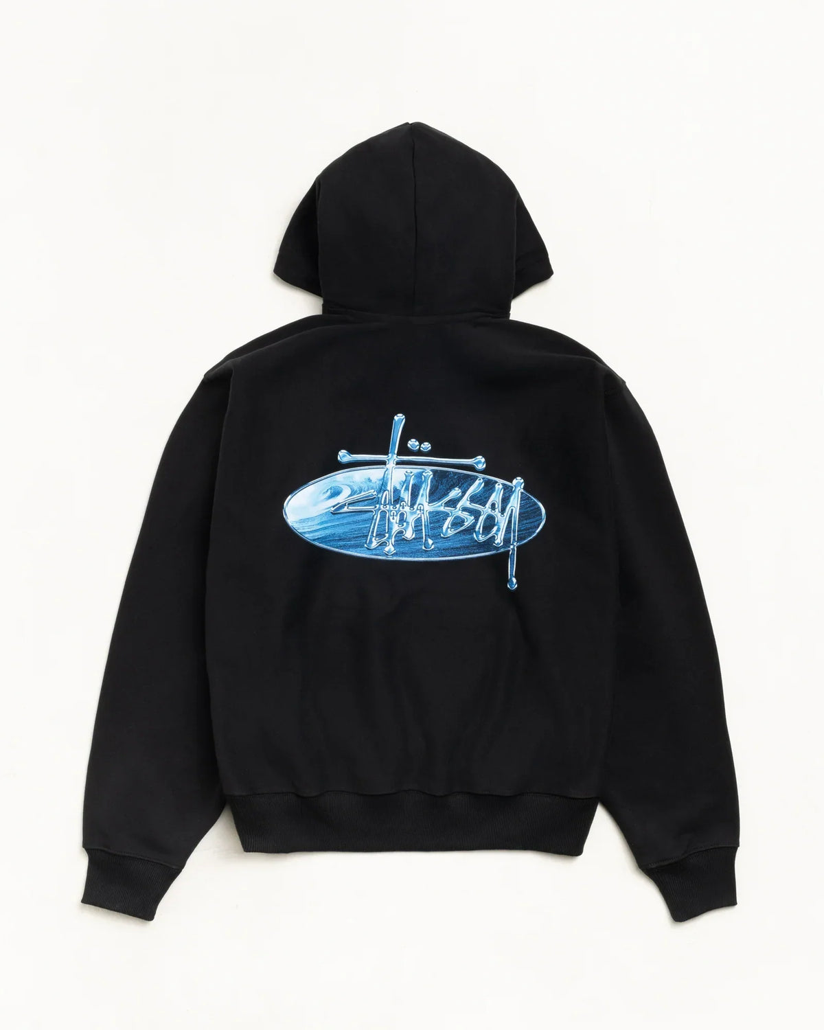 STUSSY WAVE OVAL HOODIE