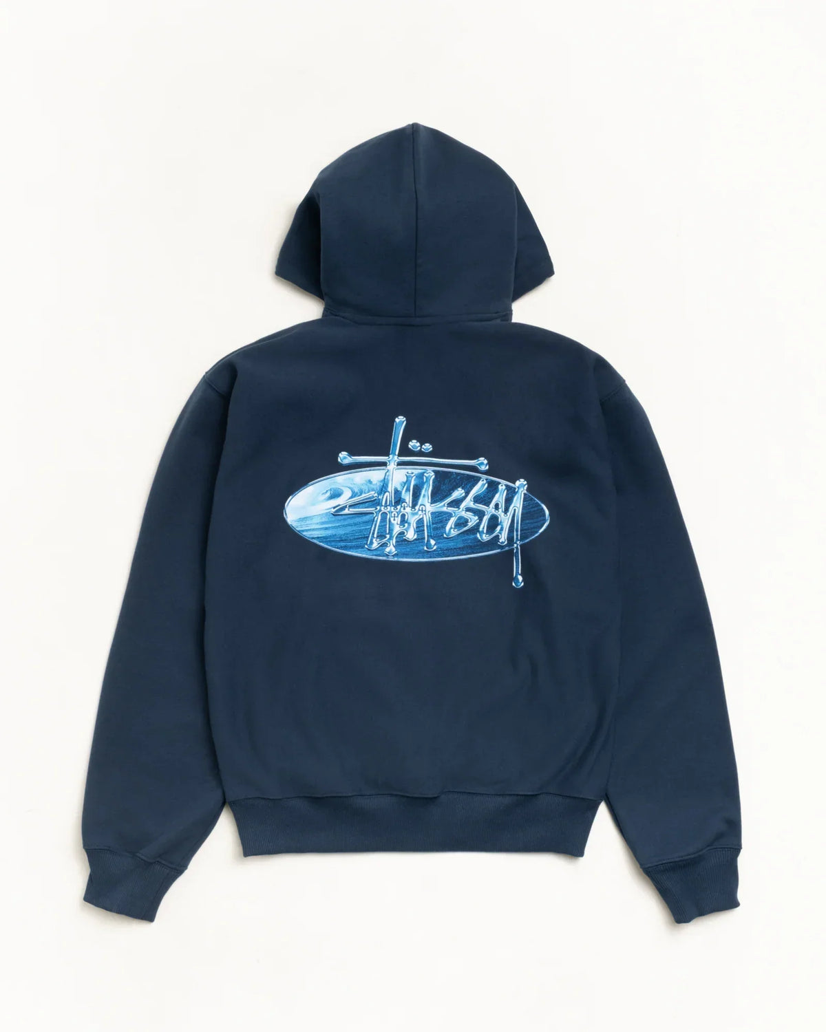 STUSSY WAVE OVAL HOODIE