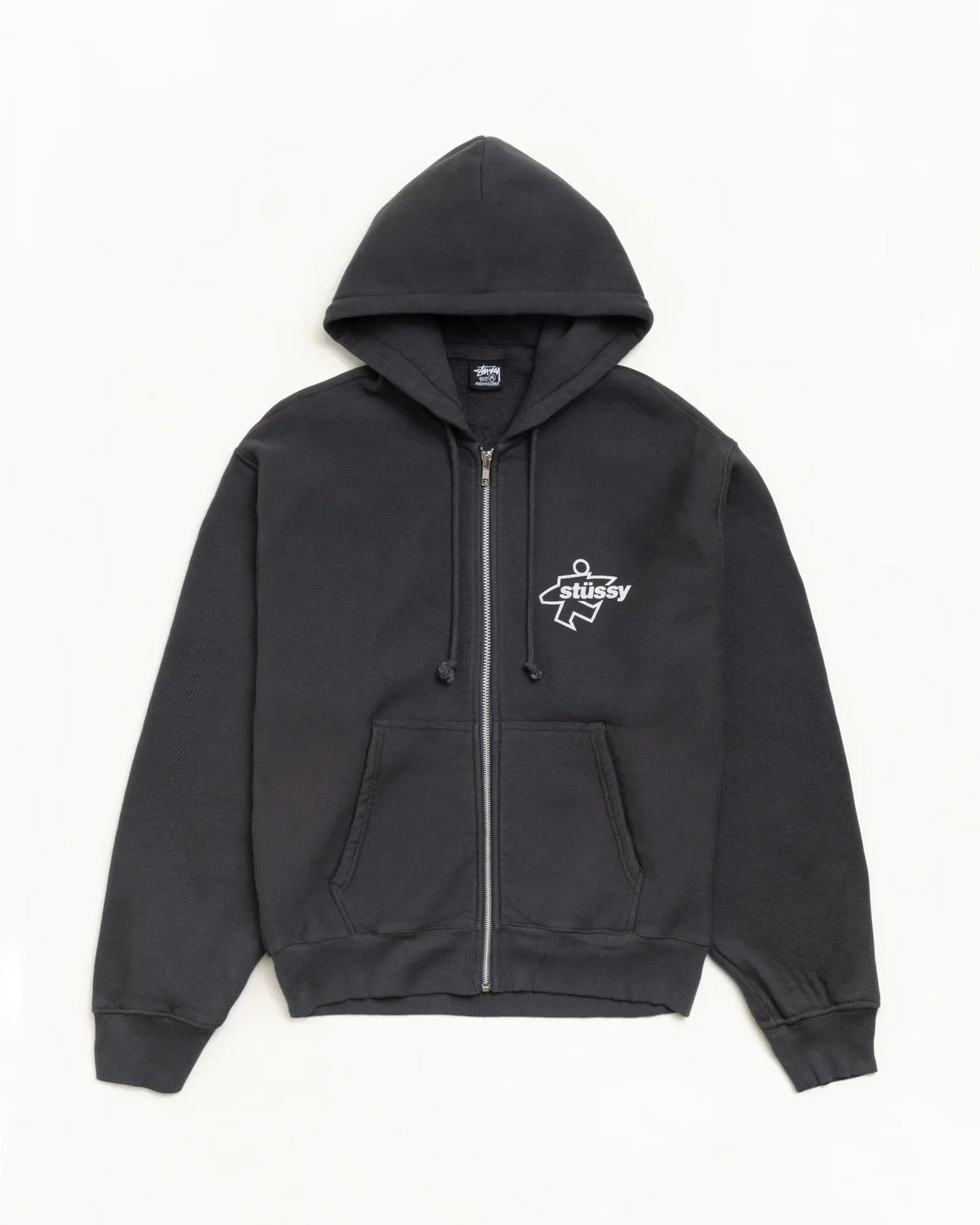 STUSSY SURF SIZE ZIP HOODIE