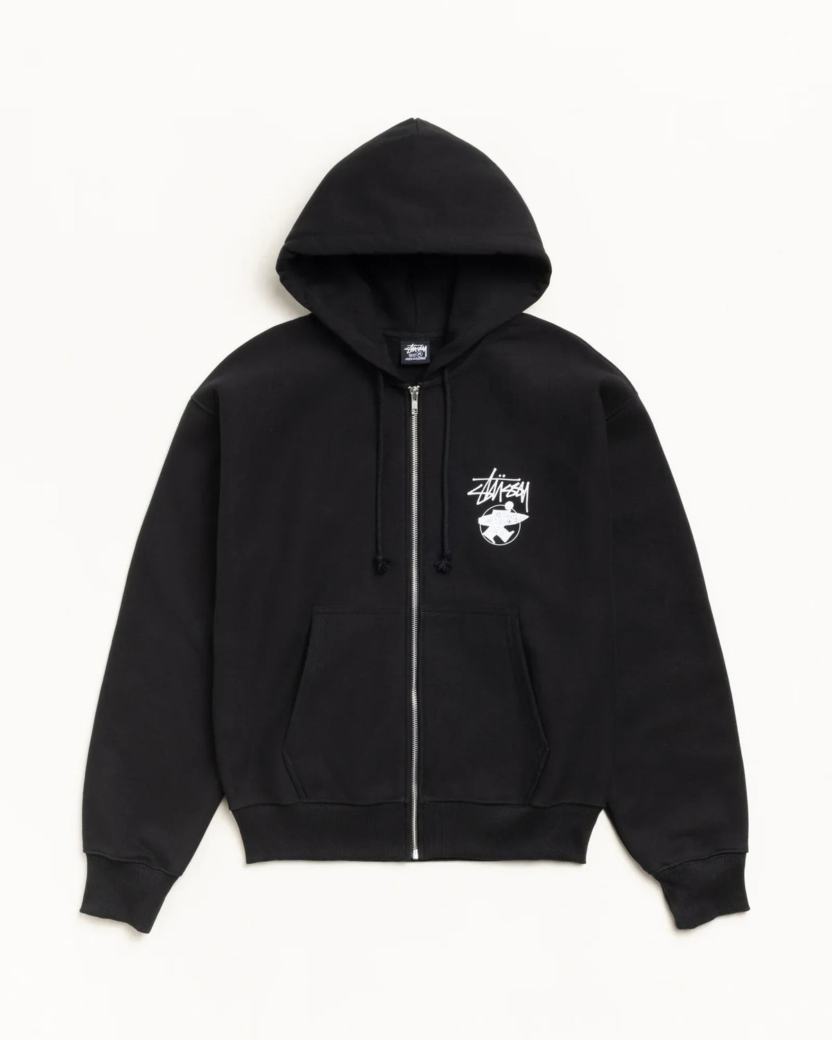 STUSSY LONG HAUL ZIP HOODIE