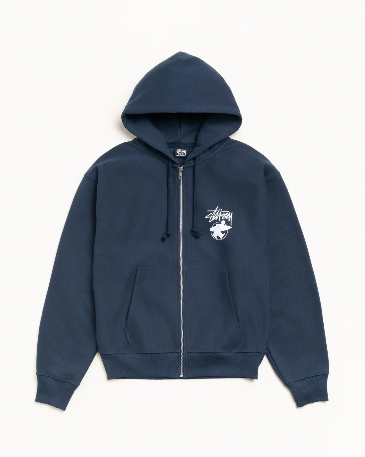 STUSSY LONG HAUL ZIP HOODIE