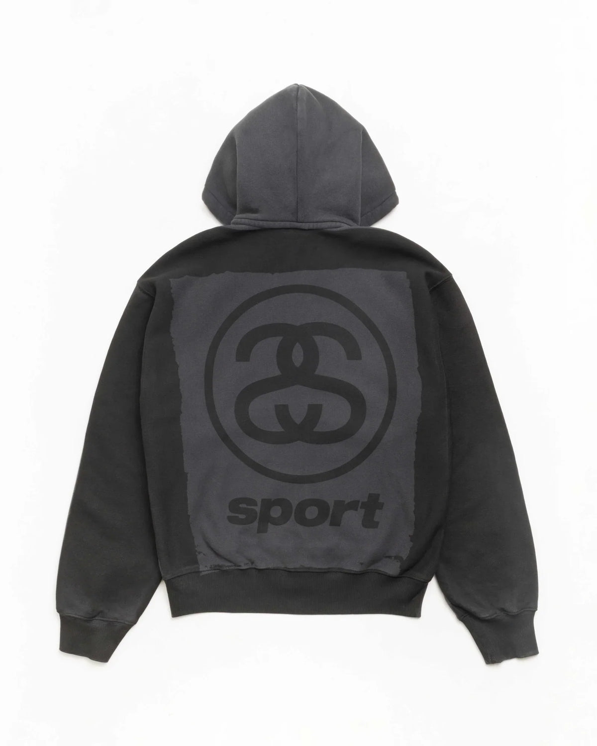 STUSSY LINK SPORT ZIP HOODIE GARMENT DYED