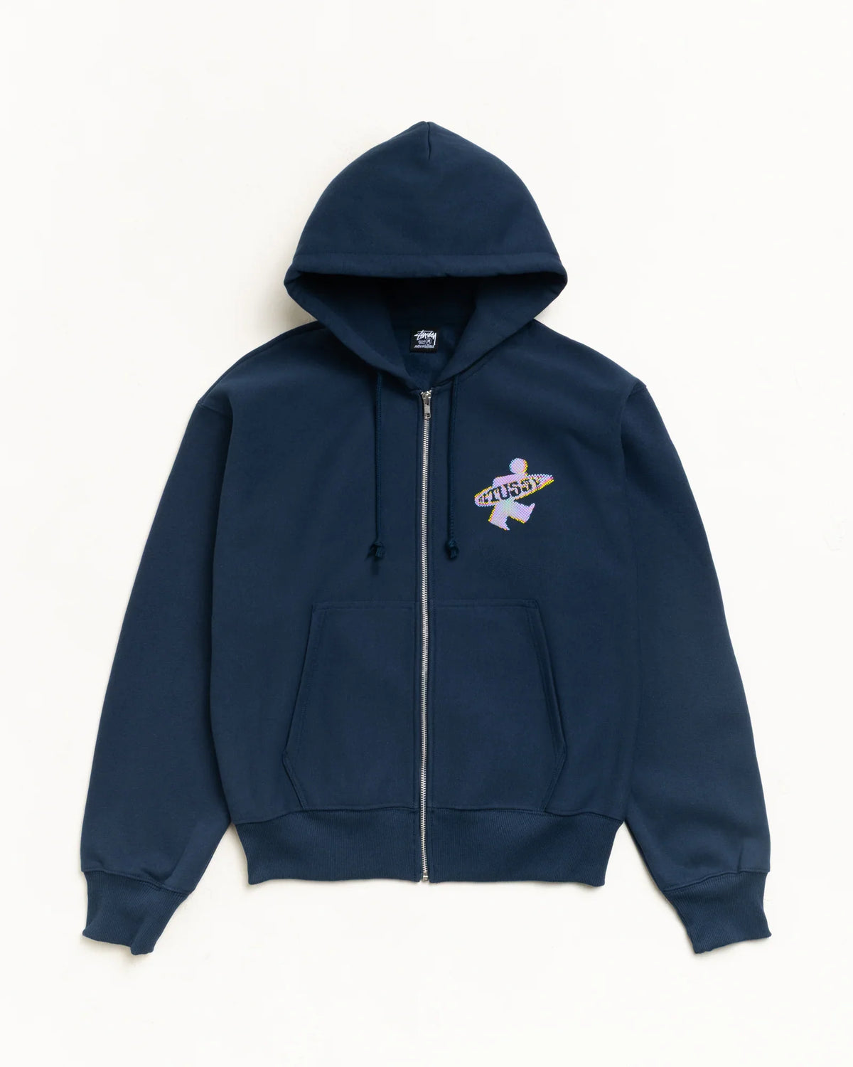 STUSSY DOT SURF PUFF PRINT ZIP HOODIE