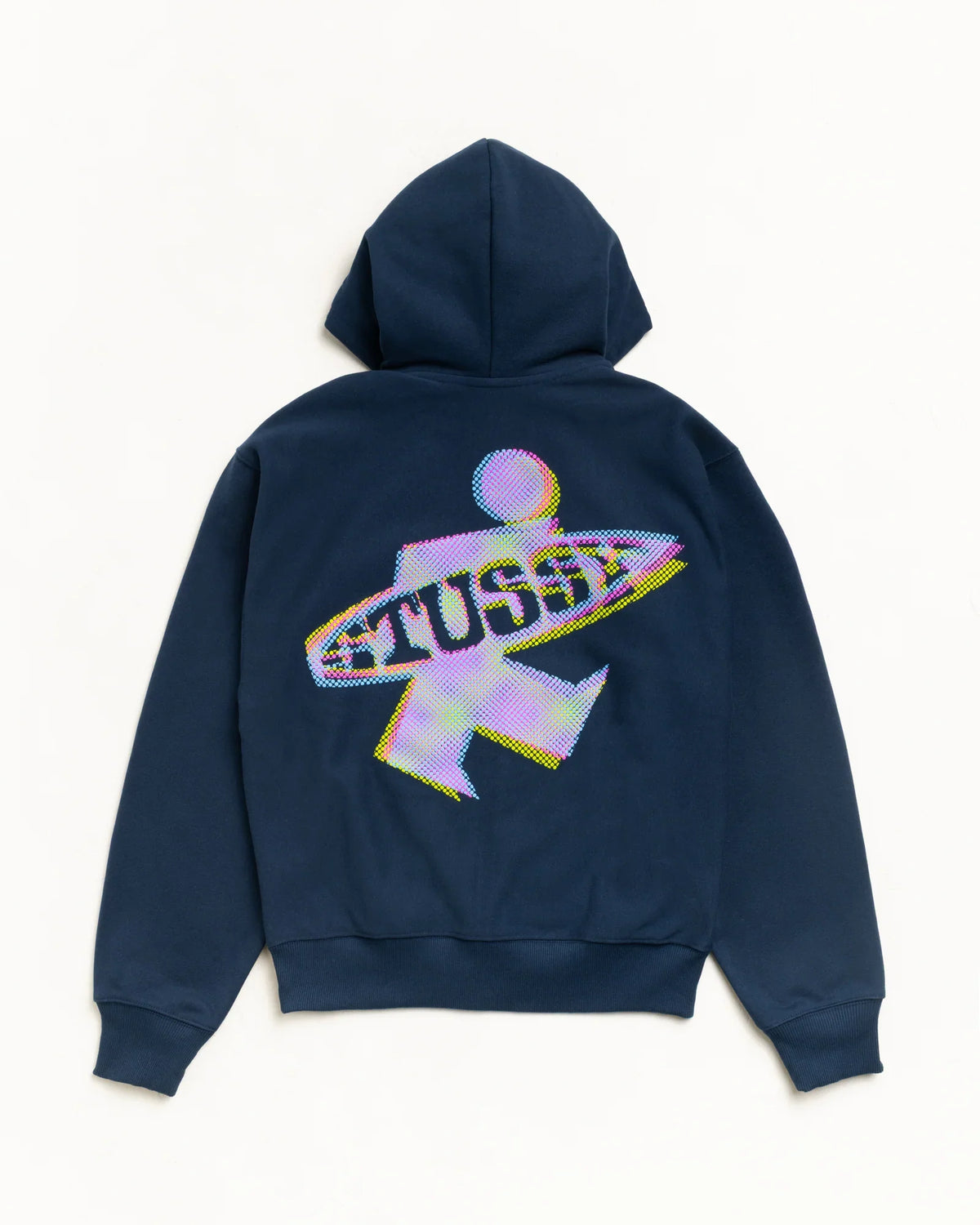 STUSSY DOT SURF PUFF PRINT ZIP HOODIE