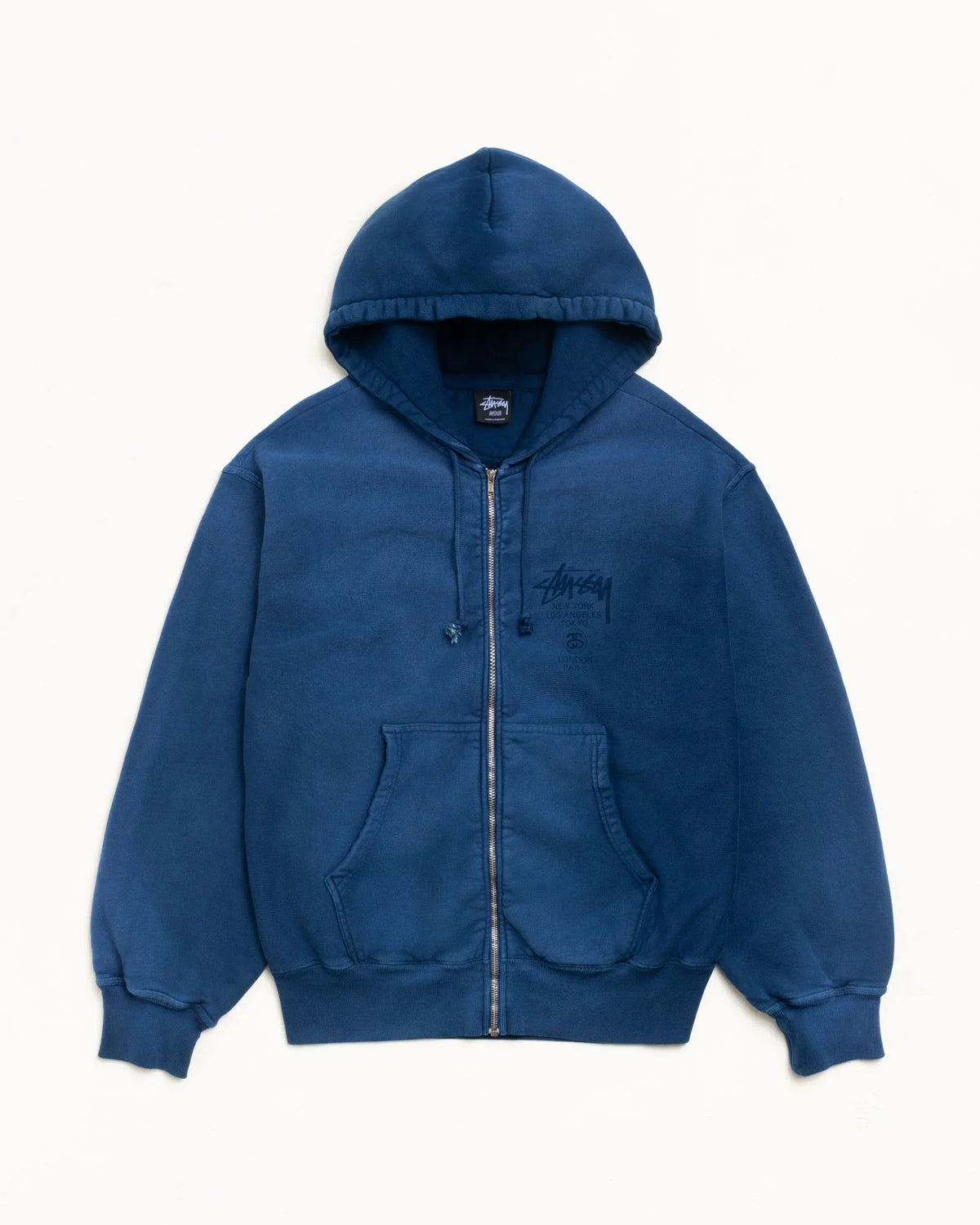 STUSSY WORLD TOUR ZIP HOODIE