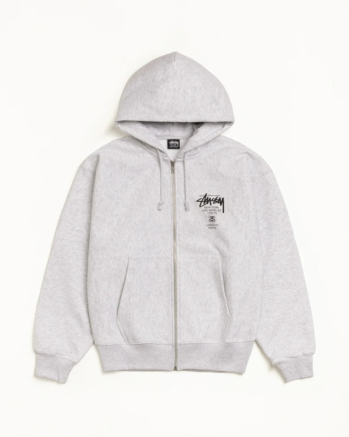 STUSSY WORLD TOUR ZIP HOODIE