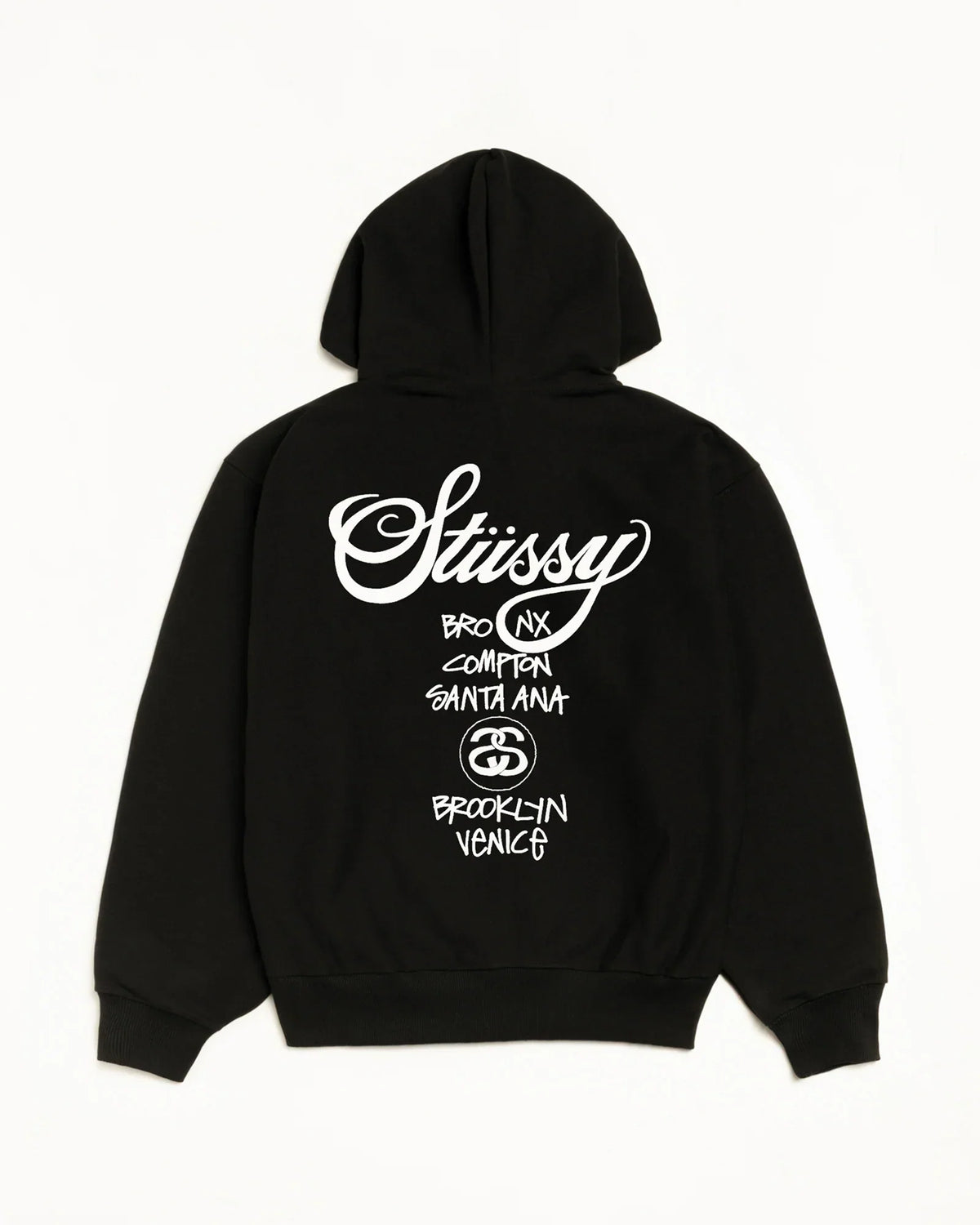 STUSSY WORLD TOUR ZIP HOODIE